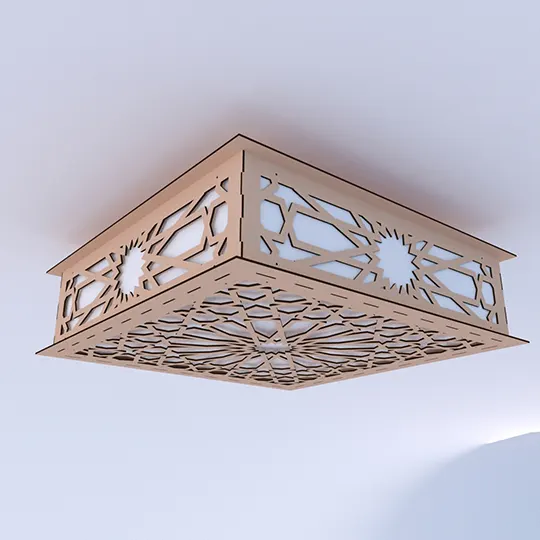 ceiling lamp lantern laser cut on etsy store